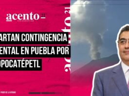 Descarta gobierno de Puebla declarar contingencia por actividad del Popocatépetl