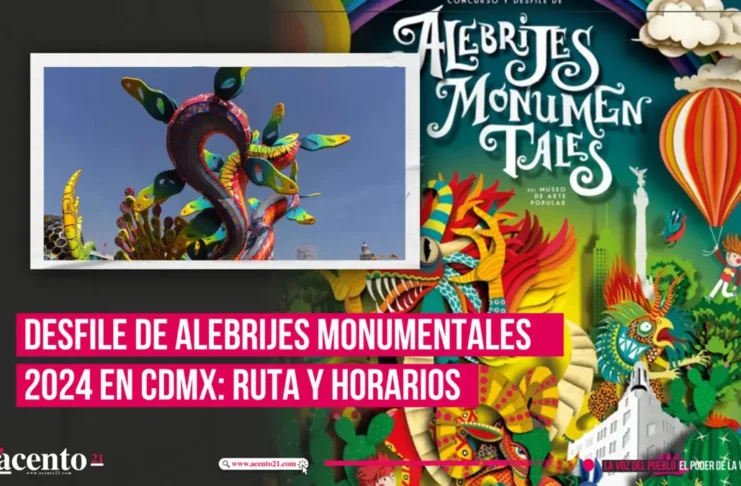 Desfile de Alebrijes Monumentales 2024 en CDMX Ruta y Horarios