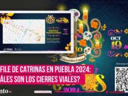 Desfile de Catrinas en Puebla 2024 ¿Cuáles son los cierres viales