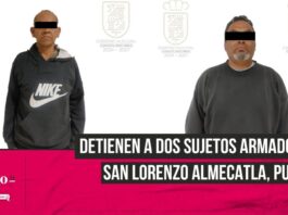 Detienen policía municipal de Cuautlancingo a dos presuntos delincuentes