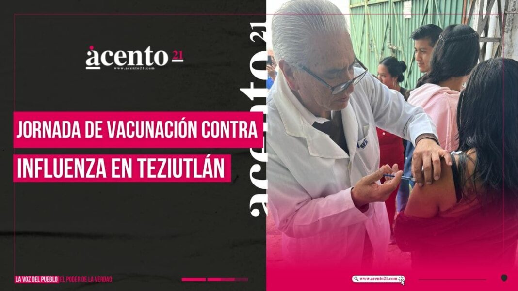 Dirección municipal de salud realiza jornada de vacunación contra influenza