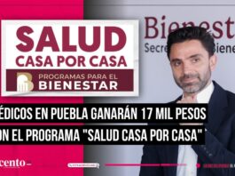 En Puebla contratarán mil 100 médicos para el programa “Salud Casa por casa” con sueldo de 17 mil pesos