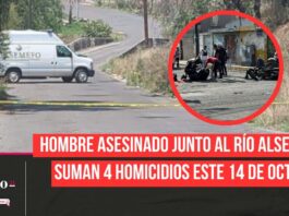 En la madrugada asesinan a un hombre a orillas del Río Alseseca en Puebla