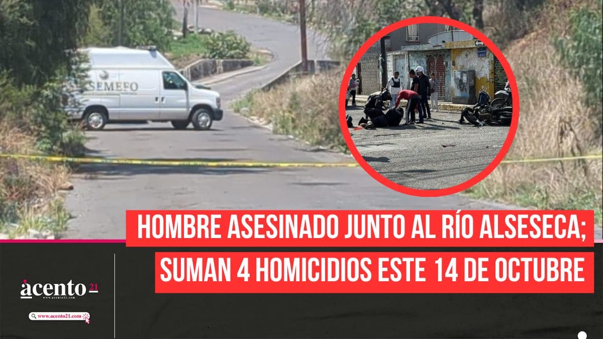 En la madrugada asesinan a un hombre a orillas del Río Alseseca en Puebla