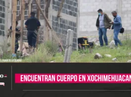 Encuentran cuerpo en Xochimehuacan