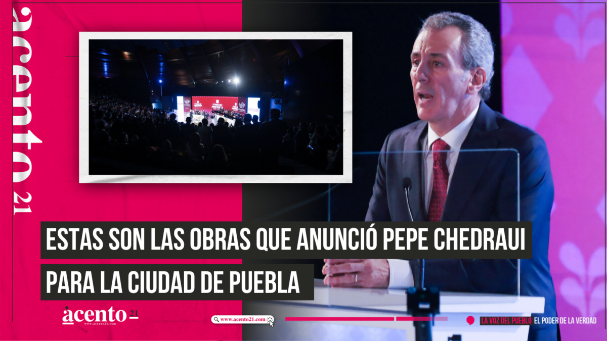 Estas son las obras que anunció Pepe Chedraui para la ciudad de Puebla