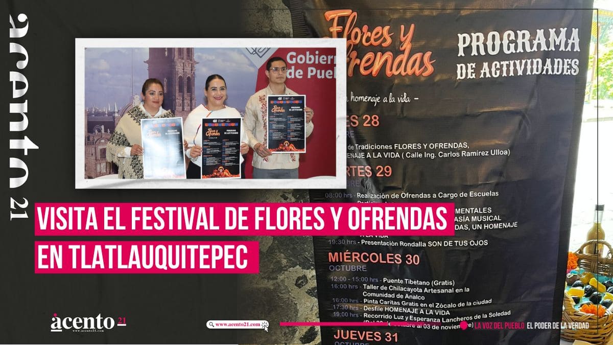 Este es el Festival de Flores y Ofrendas que puedes visitar en Tlatlauquitepec