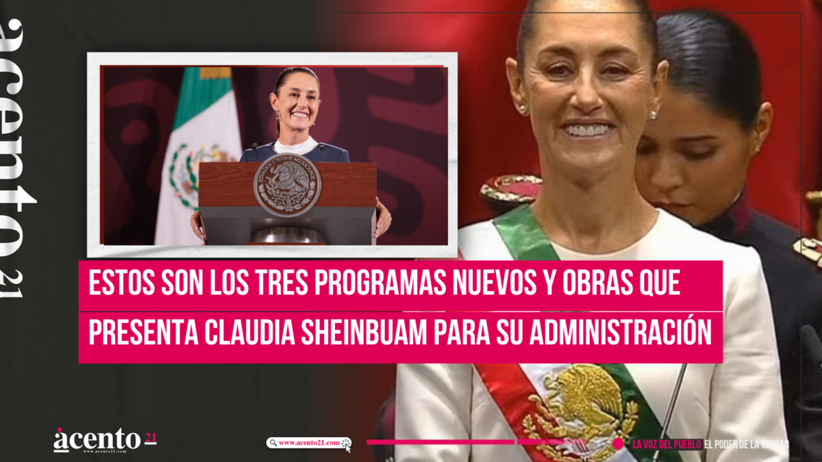 Estos son los tres programas nuevos y obras que presenta Claudia Sheinbuam para su administración