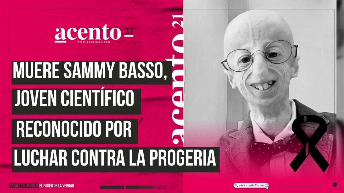 Fallece Sammy Basso, científico con progeria