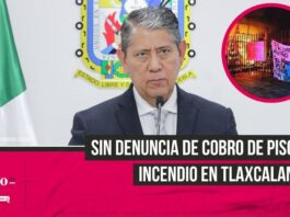 Fiscalía no cuenta con reporte de cobro de piso en plaza Floresta, incendiada en Tlaxcalancingo