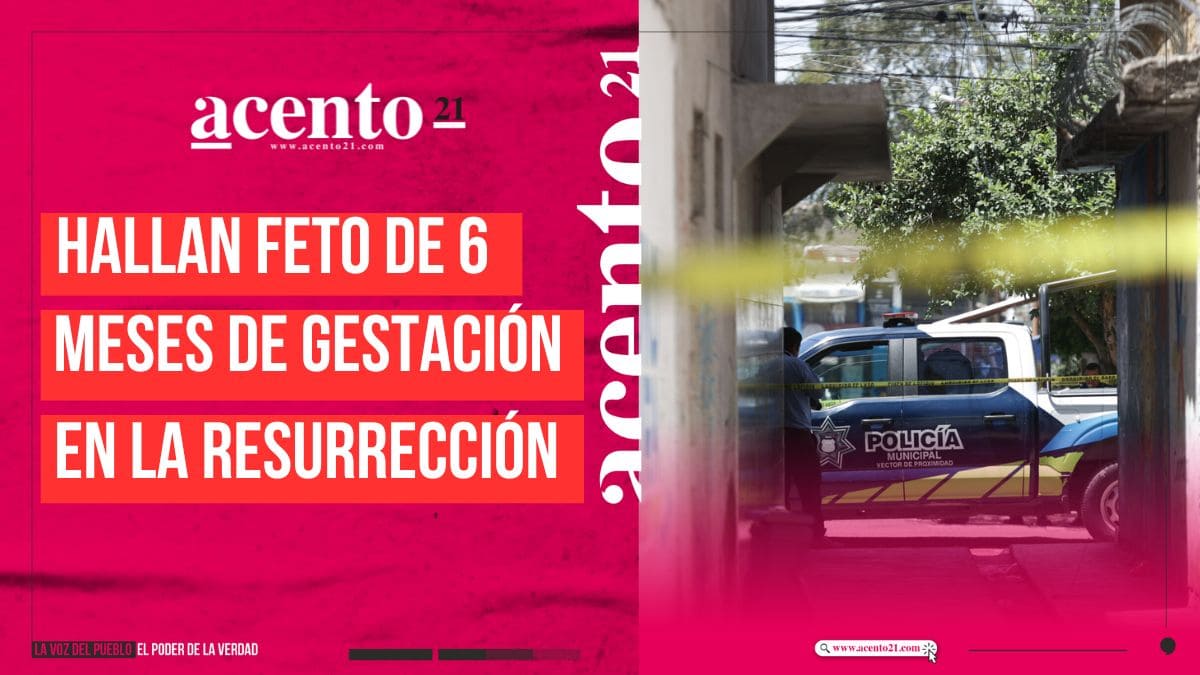 Hallan feto de 6 meses de gestación en la colonia 2 de marzo