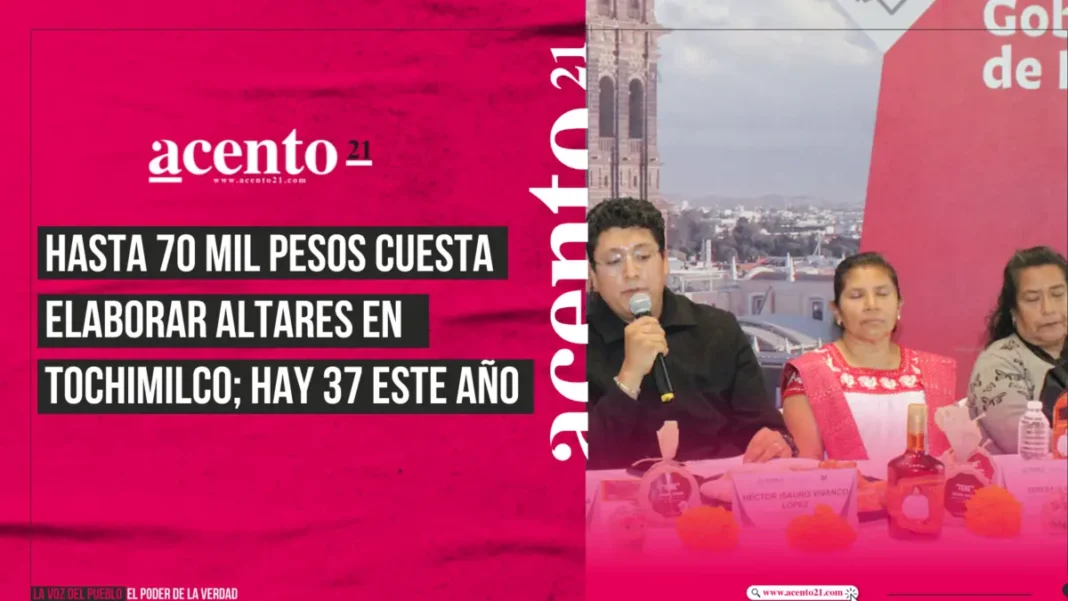 Hasta 70 mil pesos cuesta elaborar altares en Tochimilco, recorre las 37 que se expondrán este año