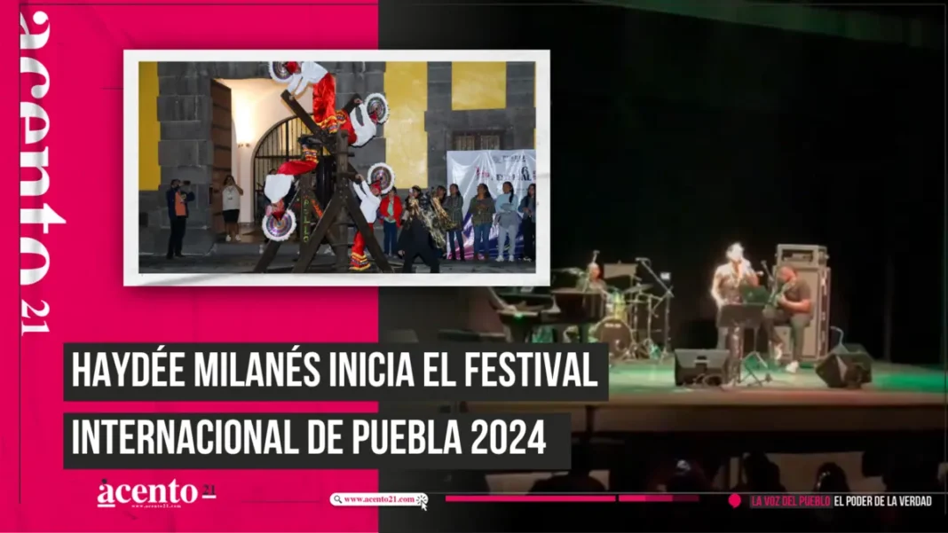 Haydée Milanés inicia el Festival Internacional de Puebla 2024