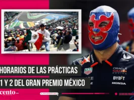 Horarios de las prácticas 1 y 2 del Gran Premio México