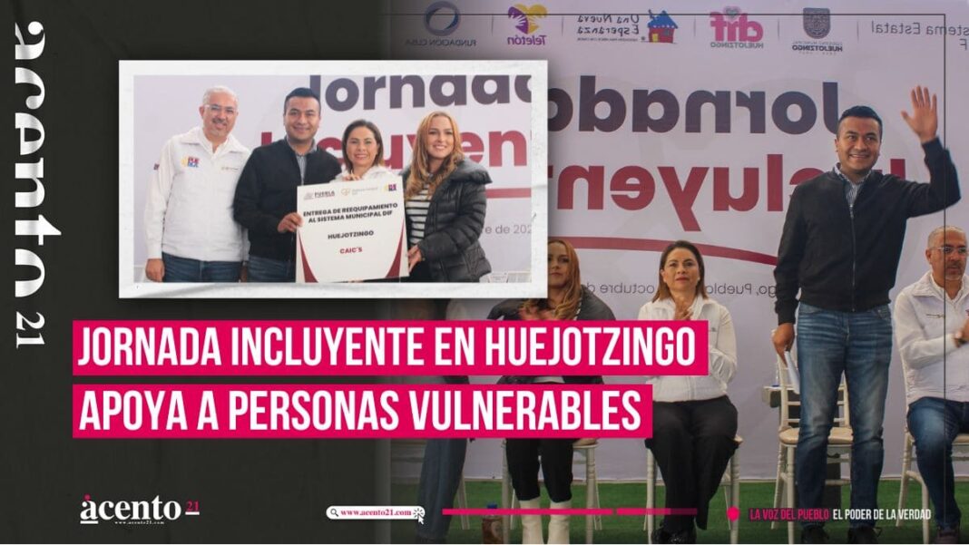 Huejotzingo impulsa la inclusión con jornada de servicios y programas