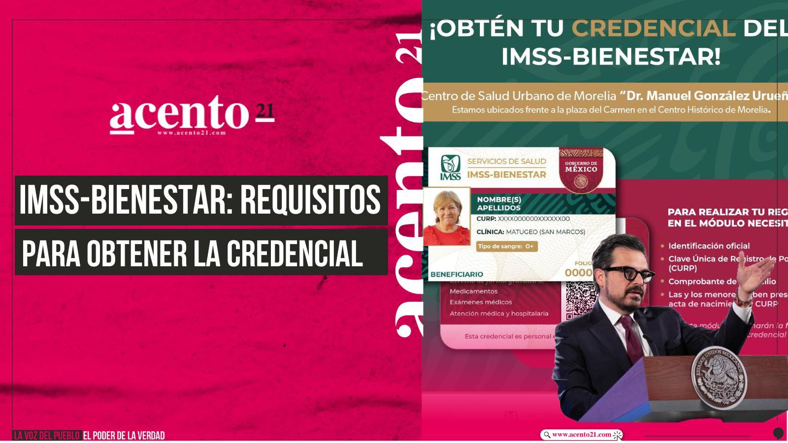 IMSS-Bienestar Requisitos para obtener la credencial