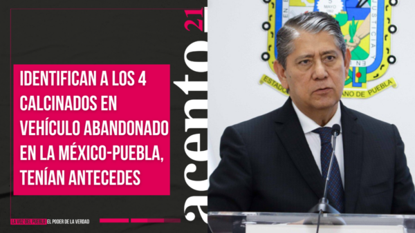 Identifican a los 4 calcinados en vehículo abandonado en la México-Puebla, tenían antecedes