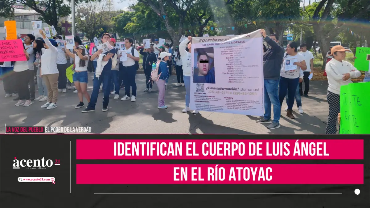 Identifican el cuerpo de Luis Ángel en el río Atoyac