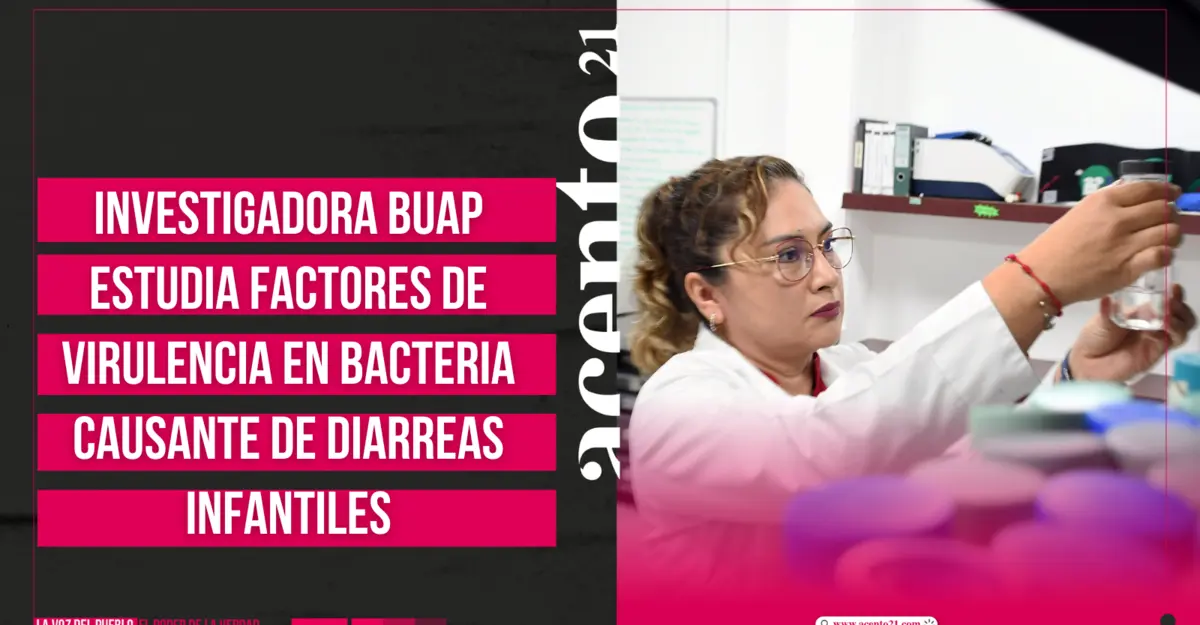 Investigadora BUAP estudia factores de virulencia en bacteria causante de diarreas infantiles