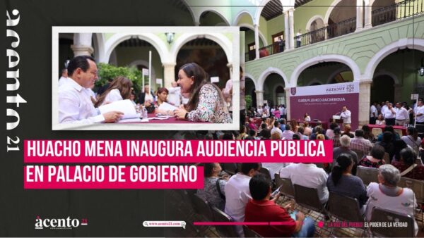 Joaquín Díaz Mena lidera audiencia pública en Palacio de Gobierno