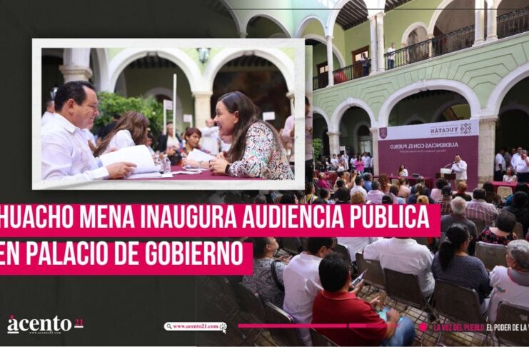 Joaquín Díaz Mena lidera audiencia pública en Palacio de Gobierno