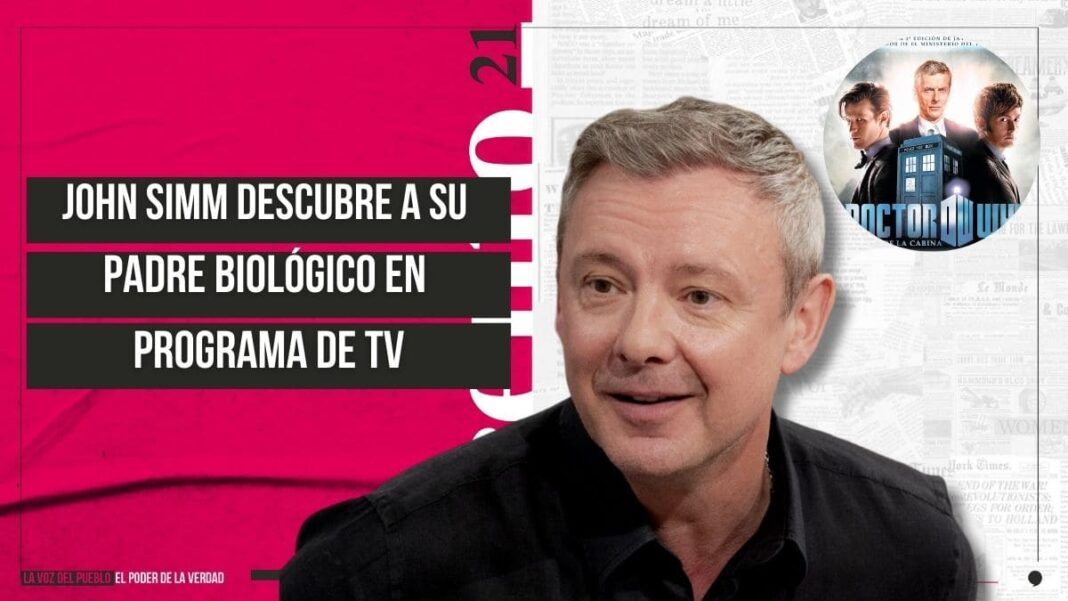 John Simm descubre a su padre biológico en programa de TV