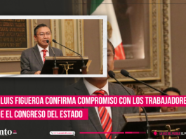 José Luis Figueroa confirma compromiso con los trabajadores desde el Congreso del Estado