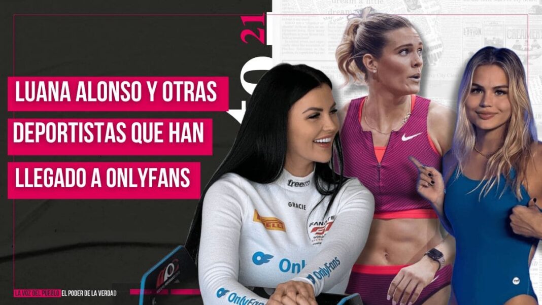 La nadadora Luana Alonso y las deportistas que han llegado a Onlyfans