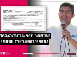 Empresa contratada por el PAN recibió 4.6 mdp del Ayuntamiento de Puebla