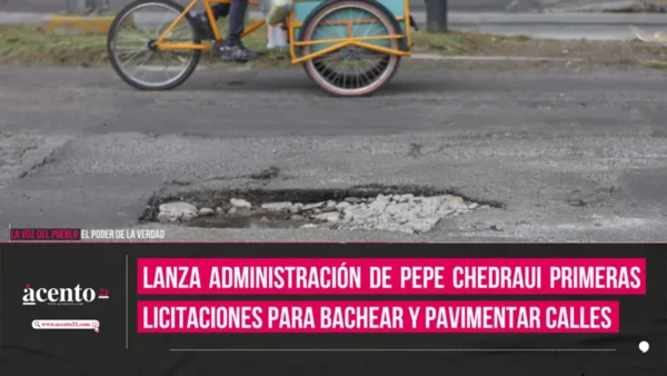 Lanza administración de Pepe Chedraui primeras licitaciones para bachear y pavimentar calles