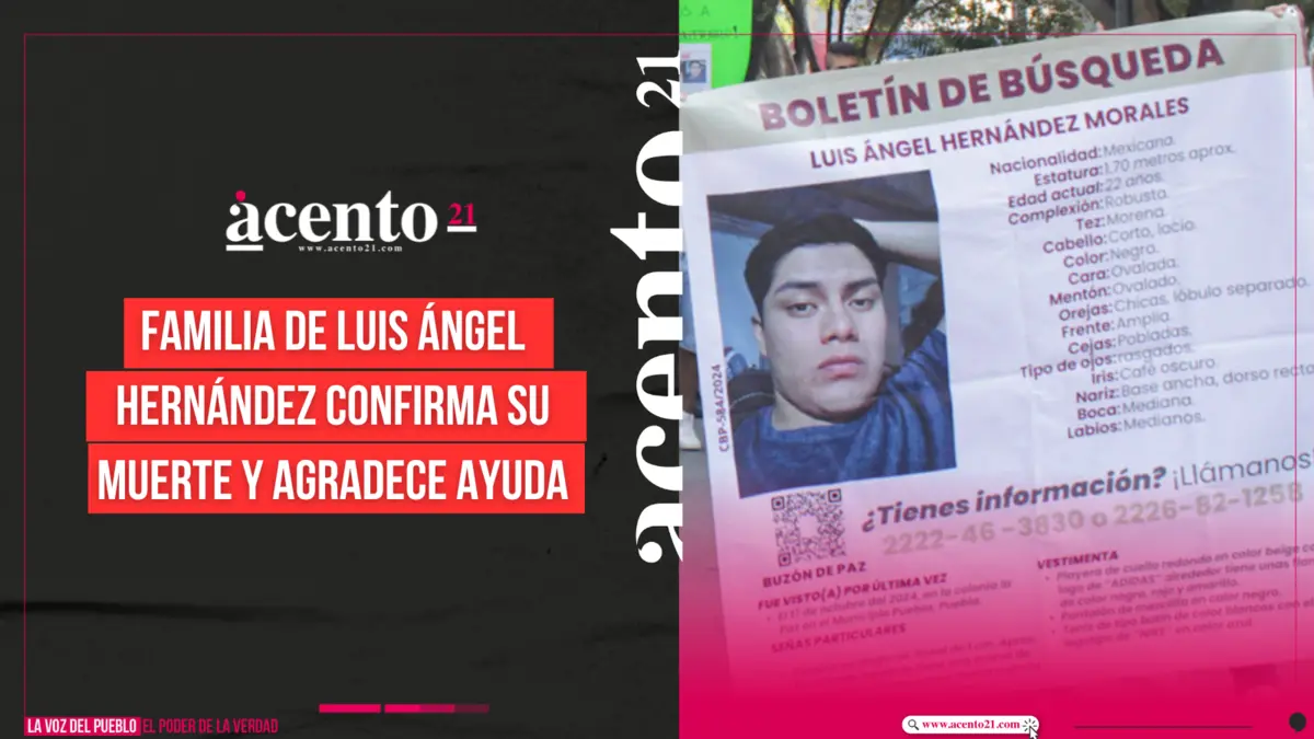 Familia de Luis Ángel Hernández confirma su muerte y agradece ayuda