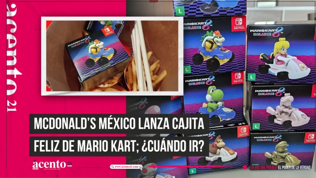 McDonald’s México lanza cajita feliz de Mario Kart; ¿Cuándo ir