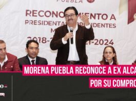 Morena en Puebla entrega reconocimientos a ex presidentes municipales