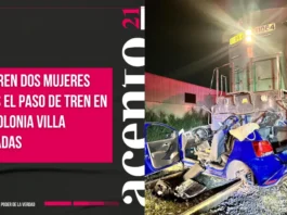 Mueren dos mujeres tras el paso de tren en la colonia Villa Posadas