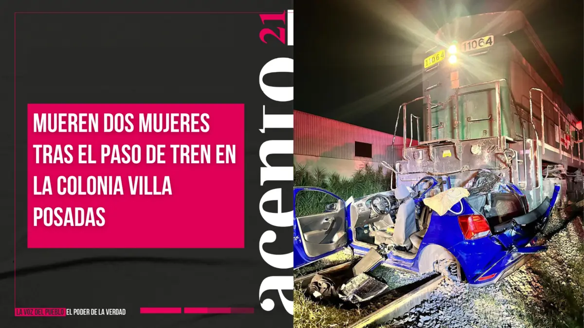 Mueren dos mujeres tras el paso de tren en la colonia Villa Posadas