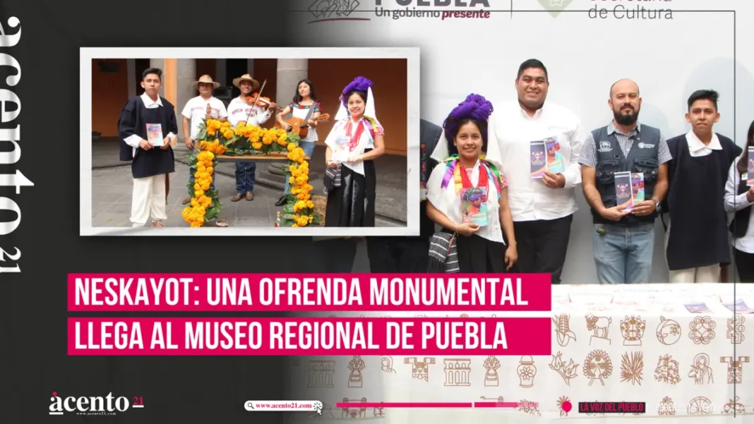 Neskayot Una Ofrenda Monumental Llega al Museo Regional de Puebla