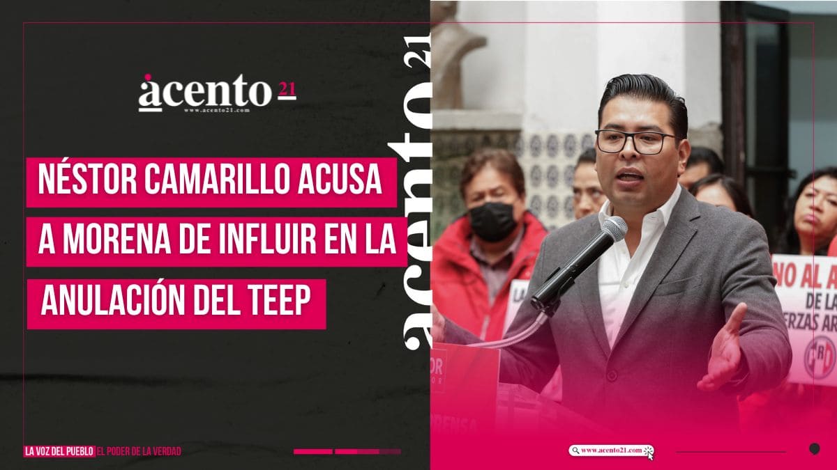 Néstor Camarillo acusa a Morena de “tirar línea” al TEEP para anular elecciones en Venustiano Carranza