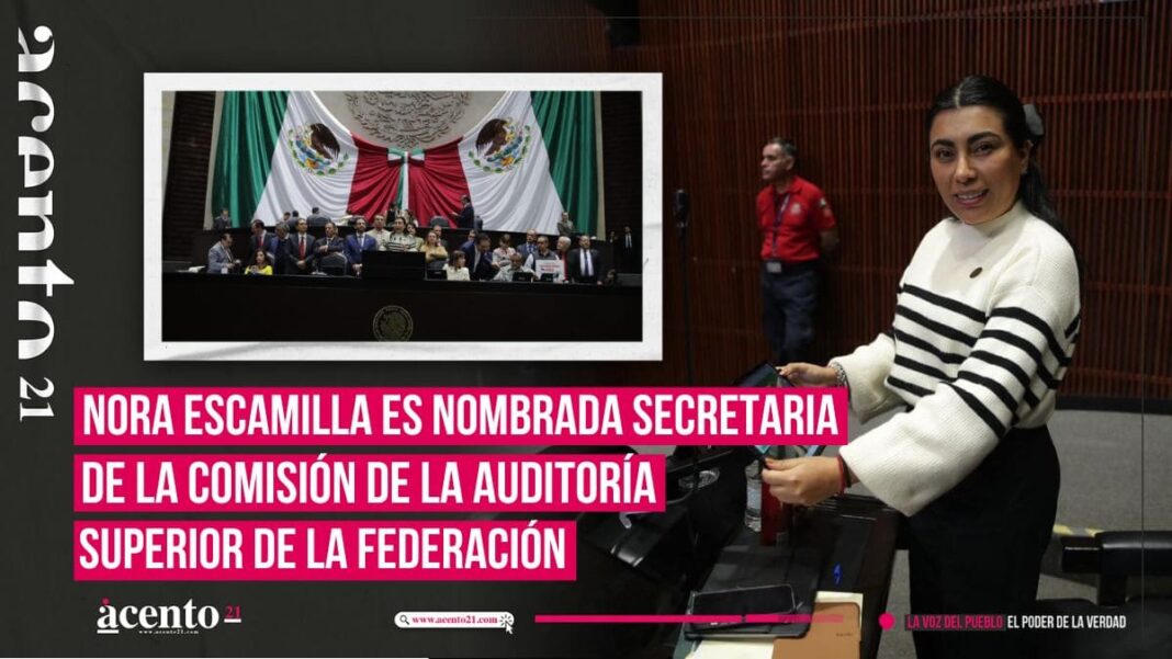 Nora Escamilla es nombrada secretaria de la Comisión de la Auditoría Superior de la Federación