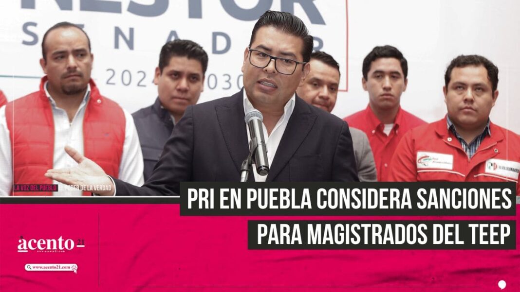 PRI Puebla pediría sanciones contra magistrados del TEEP