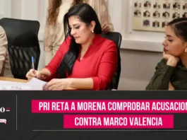 PRI reta a Morena comprobar acusaciones contra Marco Valencia