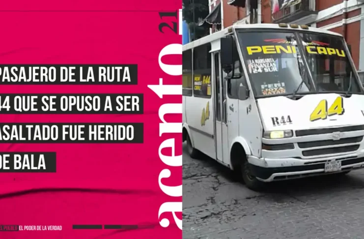 Pasajero de la ruta 44 que se opuso a ser asaltado fue herido de bala