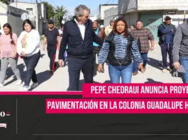 Pepe Chedraui anuncia proyecto de pavimentación en la colonia Guadalupe Hidalgo