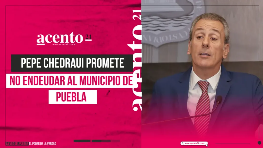 Pepe Chedraui promete no endeudar al municipio de Puebla