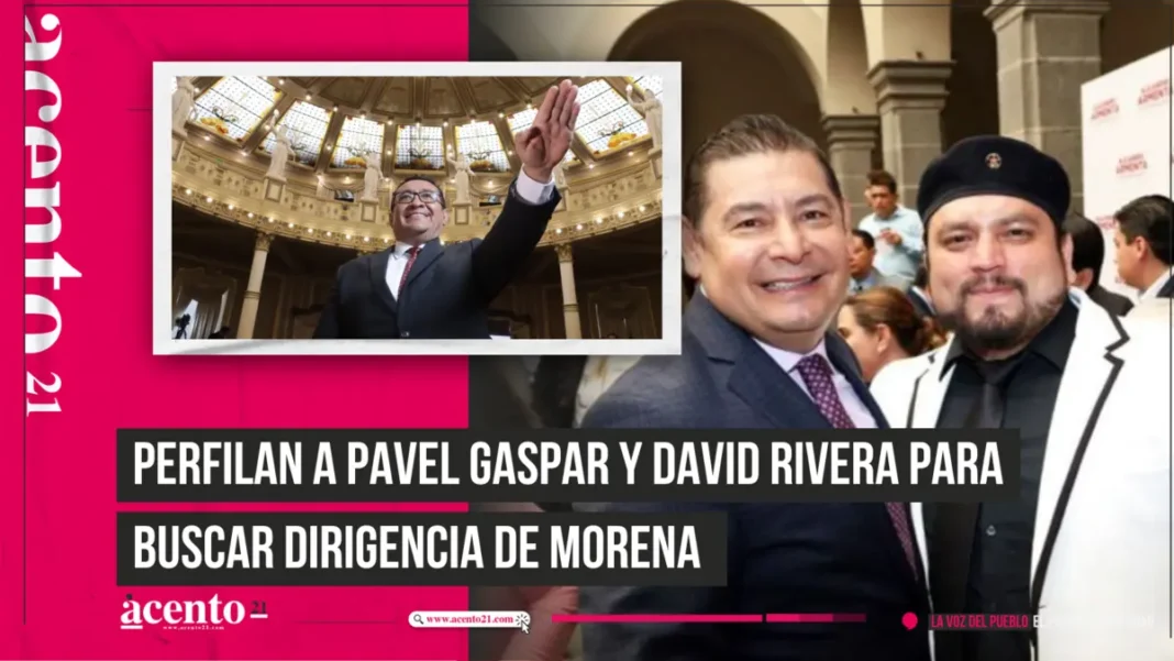 Perfilan a Pavel Gaspar y David Rivera para buscar dirigencia de Morena