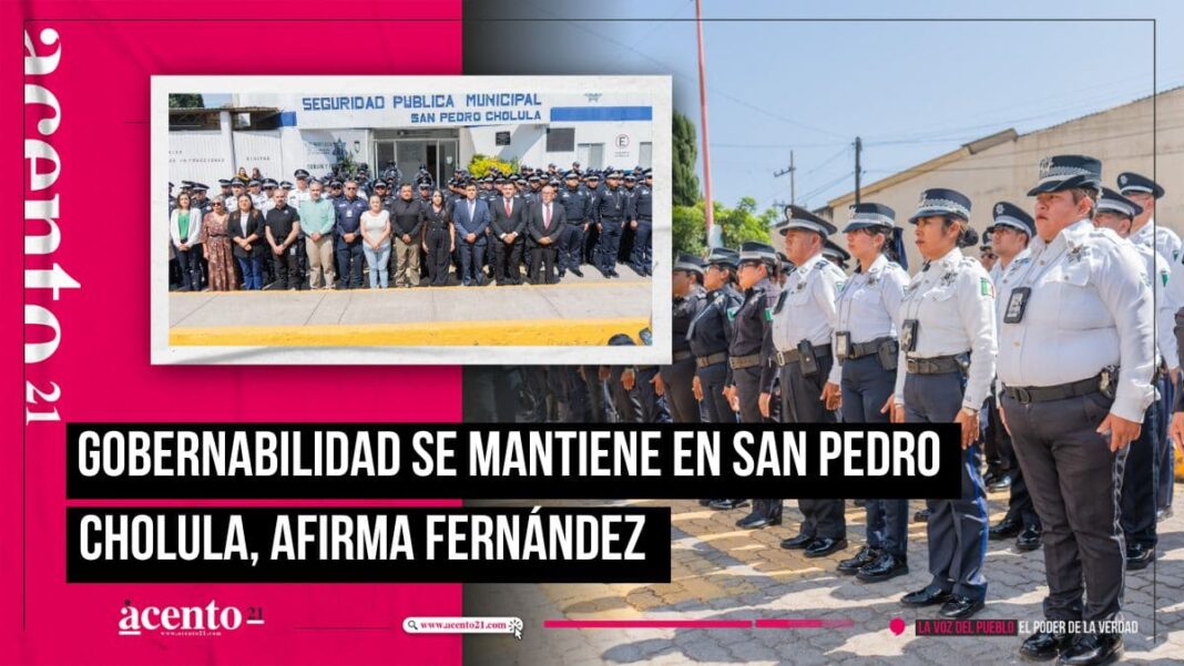 Pese a transición, se mantiene la gobernabilidad en San Pedro Cholula Tonantzin Fernández