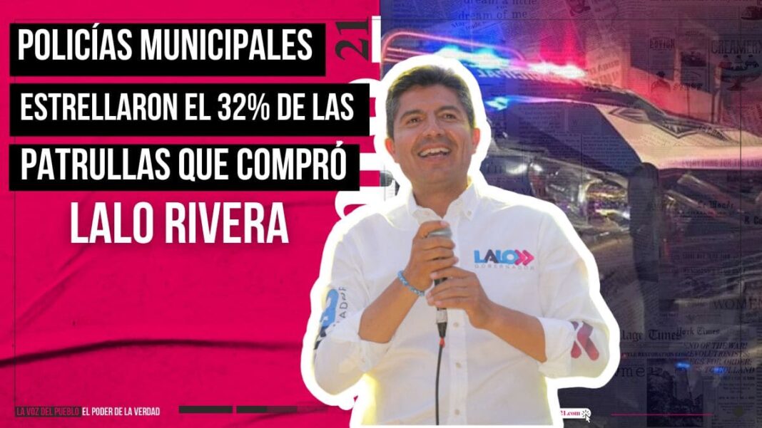 Policías municipales estrellaron el 32% de las patrullas que compró Lalo Rivera