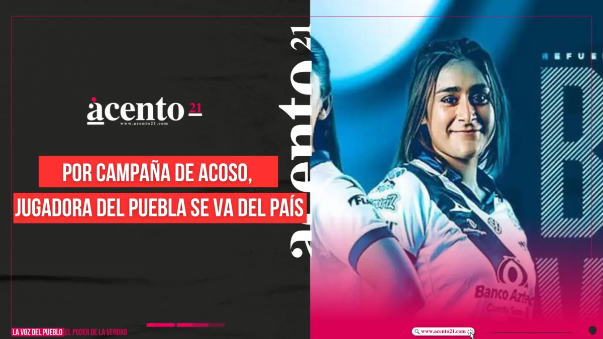 Por campaña de acoso, jugadora del Puebla se va del país