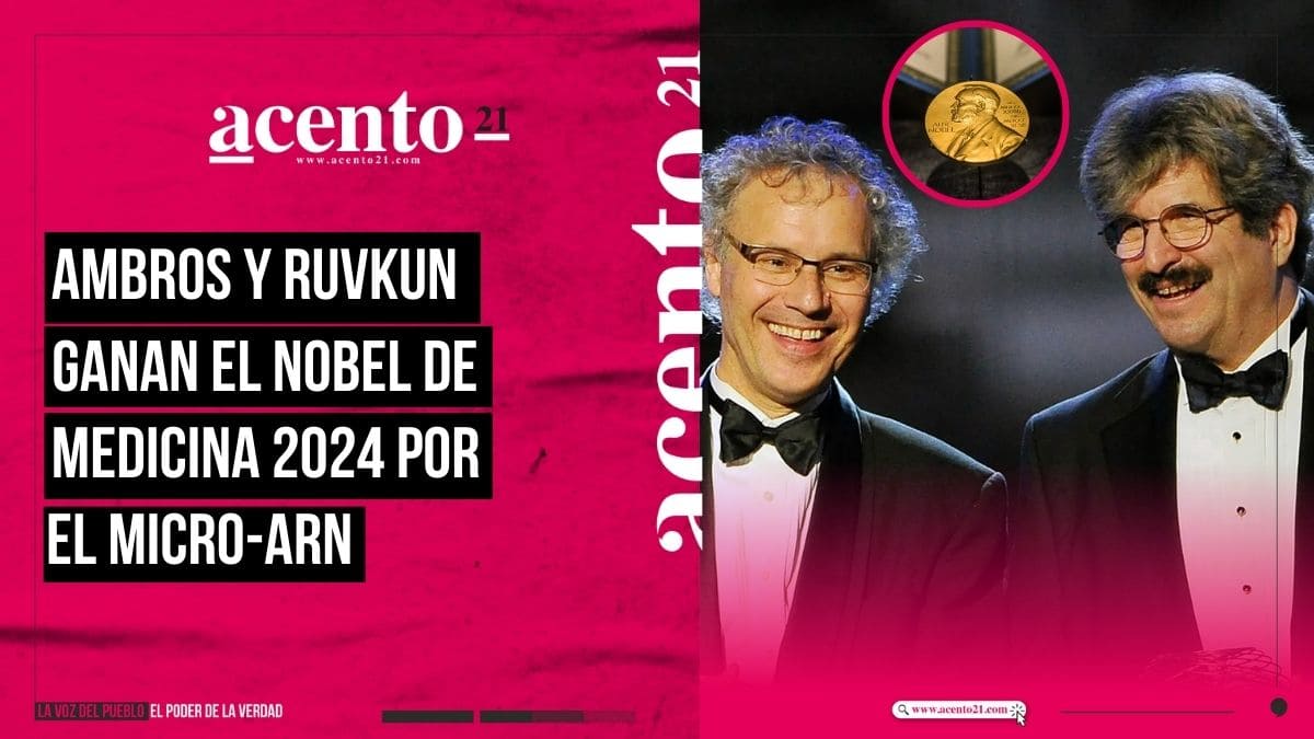 Premio Nobel de medicina 2024 Gana Victor Ambros y Gary Ruvkun