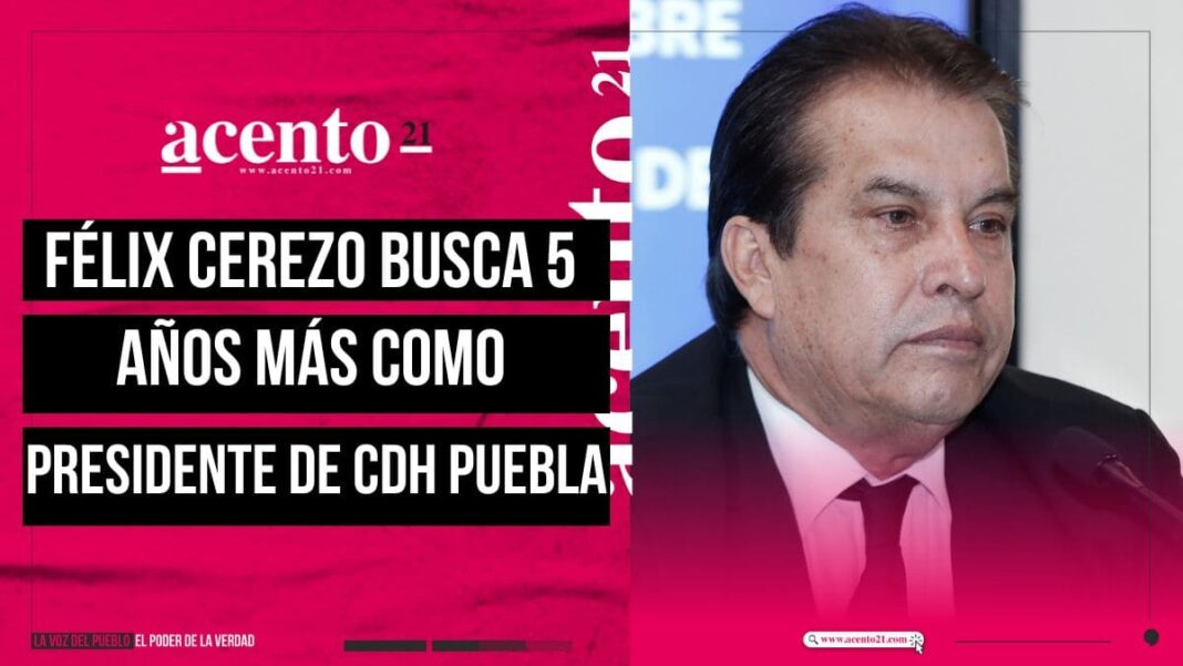 Presidente de la CDH Puebla pide repetir 5 años más en el cargo