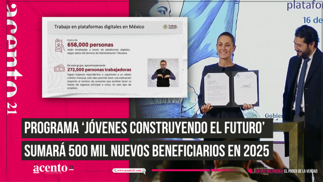 Programa ‘Jóvenes Construyendo el Futuro’ sumará 500 mil nuevos beneficiarios en 2025